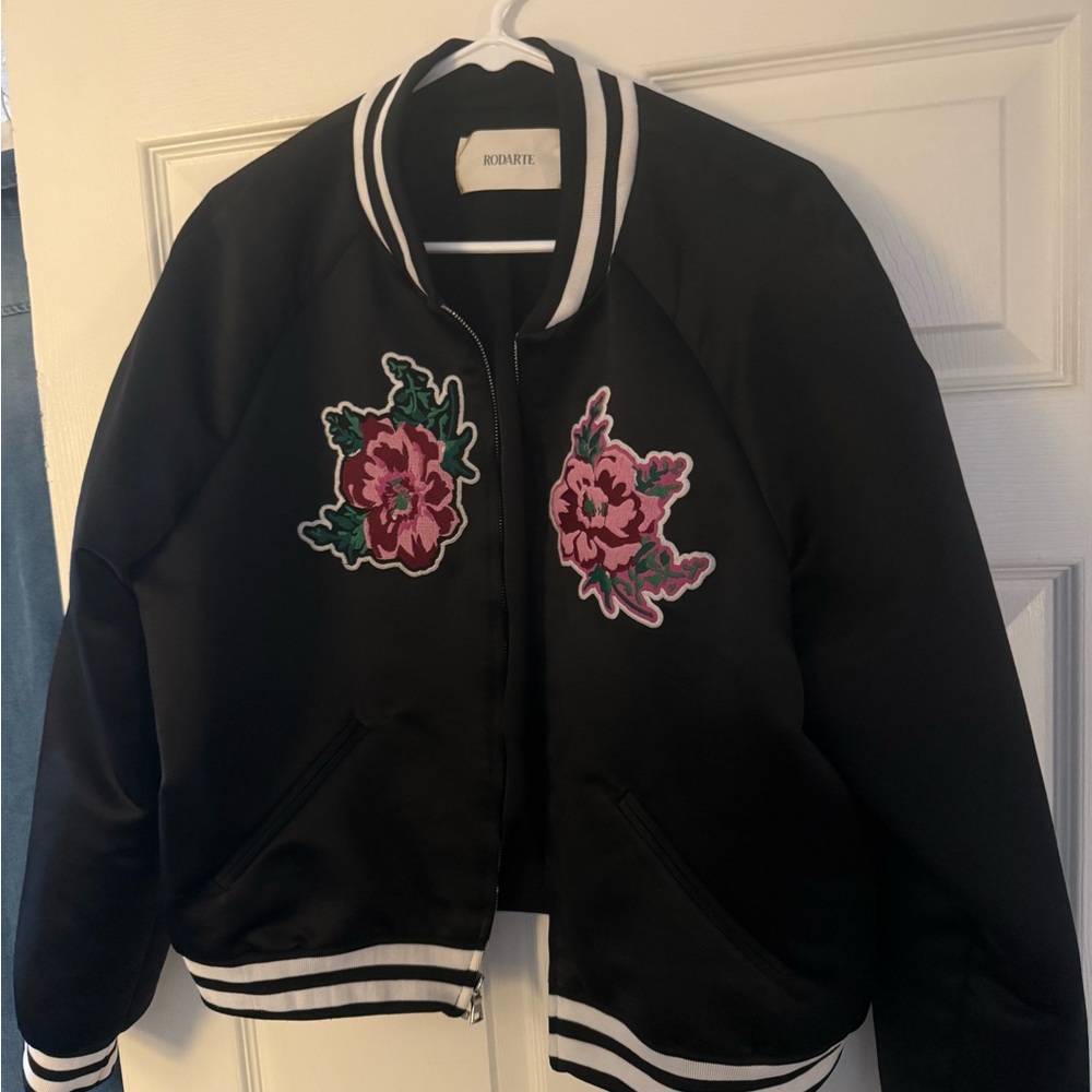 Rodarte Black Jacket with White Accents